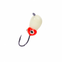 Мормышка вольфрамовая Lumicom Капля с ушком Ф4 обмазка жучок P, цена за 1 шт.