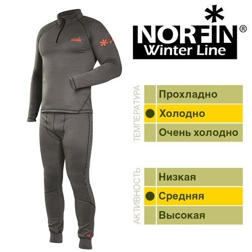Термобелье Norfin WINTER LINE GRAY 05 р.XXL