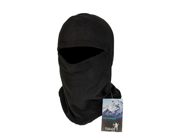 Балаклава Skadi, ткань Polar Fleece, цв. черный Б150