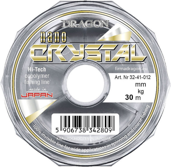 Леска Dragon NanoCrystal 135m 0,14mm 2.60kg