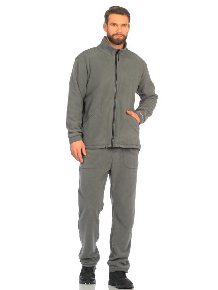 Костюм Байкал серый тк. Флис р.44-46/170 Huntsman