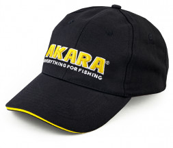 Кепка-бейсболка Akara Classic черная CAP-AC
