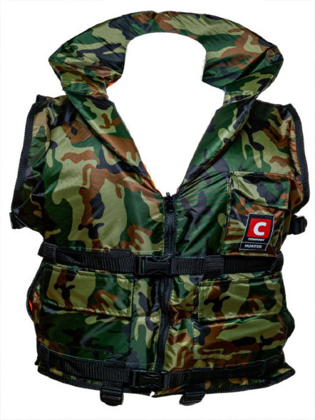 Жилет спасат. COMFORT Hunter 2-сторонний универс. 80-120кг