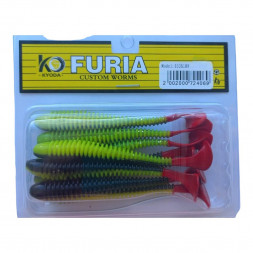 Виброхвост KYODA FURIA FA4,5, размер 11,4 см, цвет S189 6 штук