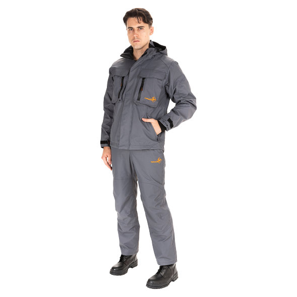 Костюм Huntsman д/с Торнадо цв. Серый, тк. Breathable Р-р: 48-50, Рост: 176