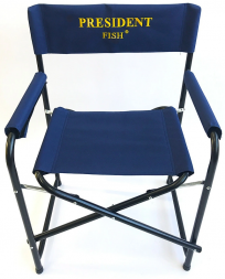 Кресло President Fish складное базовый вариант сталь синий арт.6207 011