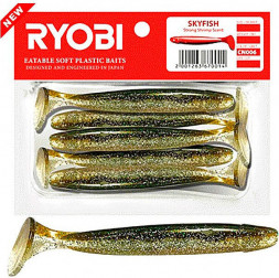 Риппер Ryobi SKYFISH 71mm, цвет CN006 swamp bird, 5шт