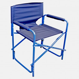 Кресло складное Следопыт 585х450х825 мм сталь 25 мм синий