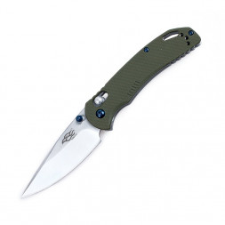 Нож складной Firebird by Ganzo с клипсой, дл.клинка 77 мм сталь 440С, цв. зелёный