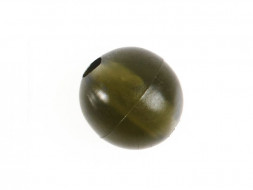 Бусина фидерная Namazu Soft Beads, PVC, d-6 мм круглая, цв. темно-зеленый 20 шт.