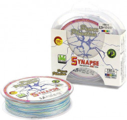 Леска плетеная Power Phantom Synapse PE multicolor 0.20 110м