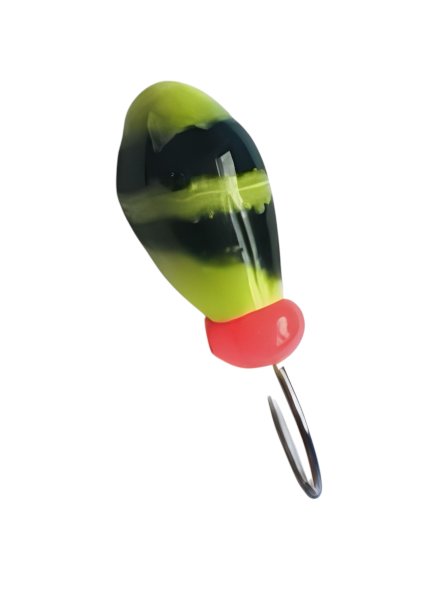 Мормышка вольфрамовая Lumicom Капля с отверстием литая-обмазка 10шт 5,0мм YBL