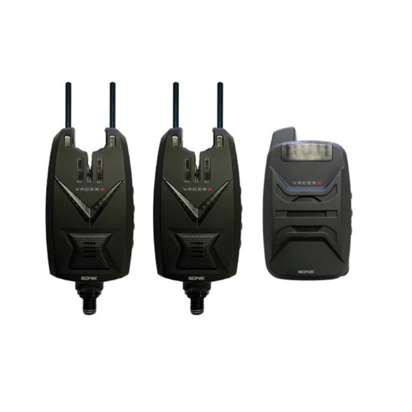 Комплект сигнализаторов с пейджером Sonik VADER-X 2+1 Set Red, Blue HC0063