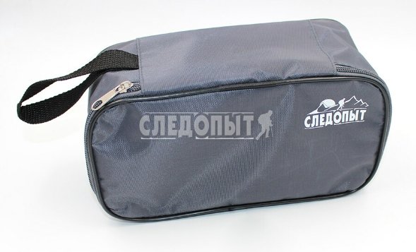Косметичка СЛЕДОПЫТ Сумка р.10х22х11 см, ц. серый Oxford