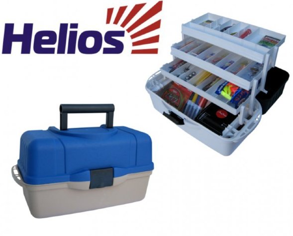 Ящик Helios трехполочный синий