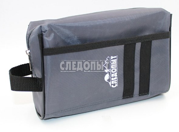 Косметичка СЛЕДОПЫТ Сумка р.13х20х7 см, ц. серый Oxford
