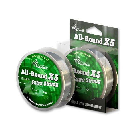 Леска ALLVEGA All-round X5 0.22 50м