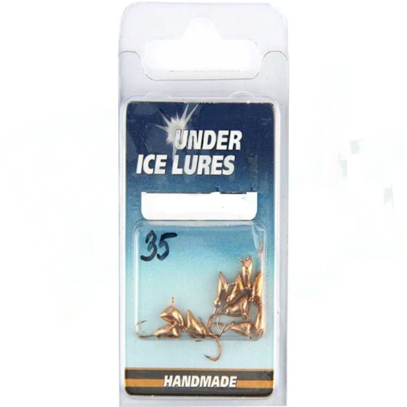 Мормышка вольфрамовая Lumicom Паденка с ушком Ф4 медь