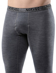 Кальсоны Norveg Soft Woolmark мужские, цвет серый меланж, разм L