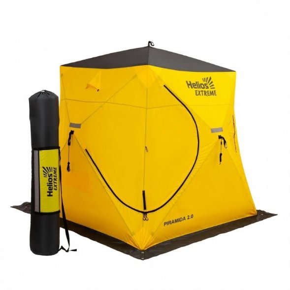 Палатка зимняя Helios Piramida Extreme 2.0 широкий вход HS-IST-PE-2.0-P